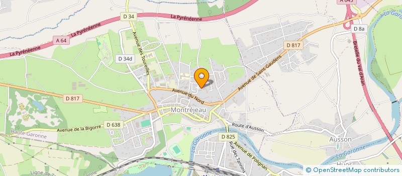 localisation de l'entreprise SOC MIXTE DE GYMNASTIQUE VOLONTAIRE à MONTREJEAU