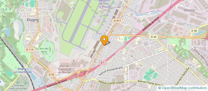 localisation de l'entreprise SOC MIXTE RESTAURATION SMR MEDITERANNEE  LE BLANC-MESNIL