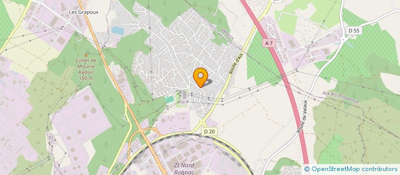 localisation de l'entreprise SOC MODERNE DE CONSTRUCTION  ROGNAC