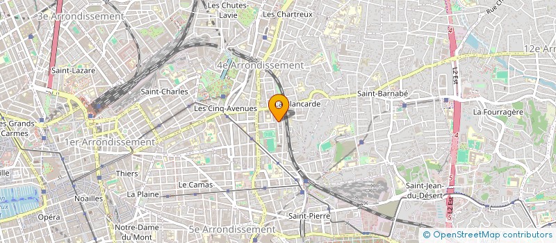 localisation de l'entreprise SOC MODERNE & TRADITIONNELLE DE PEINTURE à MARSEILLE