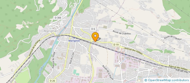 localisation de l'entreprise SOC MOJON BERNARD ET FILS à THYEZ