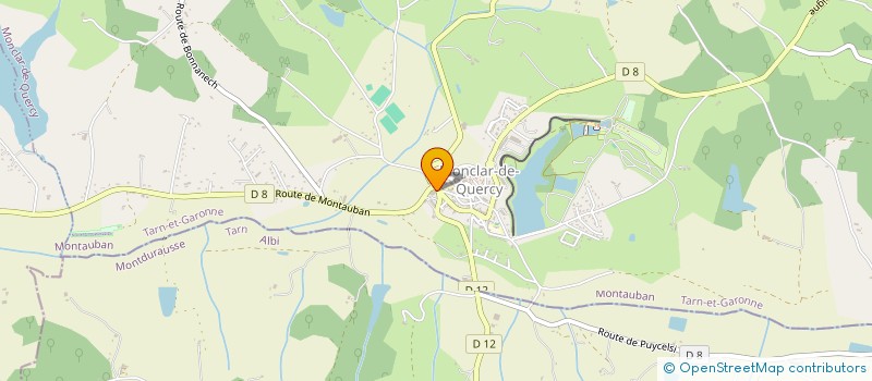 localisation de l'entreprise SOC MONCLARAISE DE DISTRIBUTION à MONCLAR-DE-QUERCY