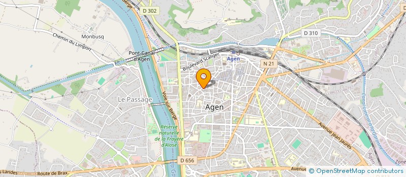 localisation de l'entreprise SOC MONTALBANAISE BLANC ET CIE à AGEN