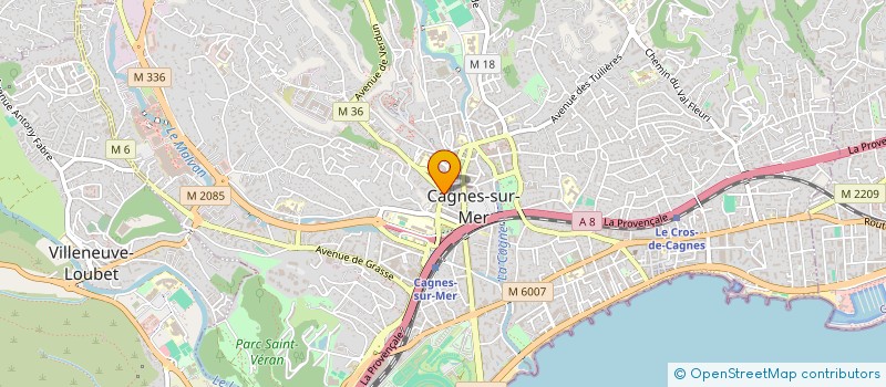 localisation de l'entreprise SOC MONTALCINO à CAGNES-SUR-MER