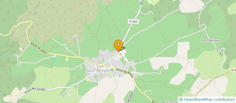 localisation de l'entreprise SOC MONTANAISE MACONNERIE RESTAURATION  SAINT-REMEZE