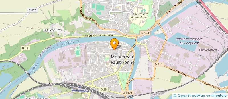 localisation de l'entreprise SOC MONTERELAISE INVESTISSE HOSPITALIER à MONTEREAU-FAULT-YONNE