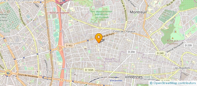 localisation de l'entreprise SOC MONTREUILLOISE INVESTIS FINANCEMENTS à MONTREUIL