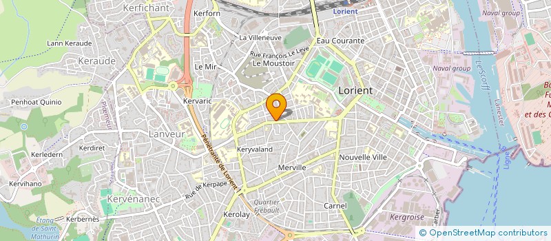 localisation de l'entreprise SOC MORBIHAN DIFFUSION BIENS DE LA MER à LORIENT