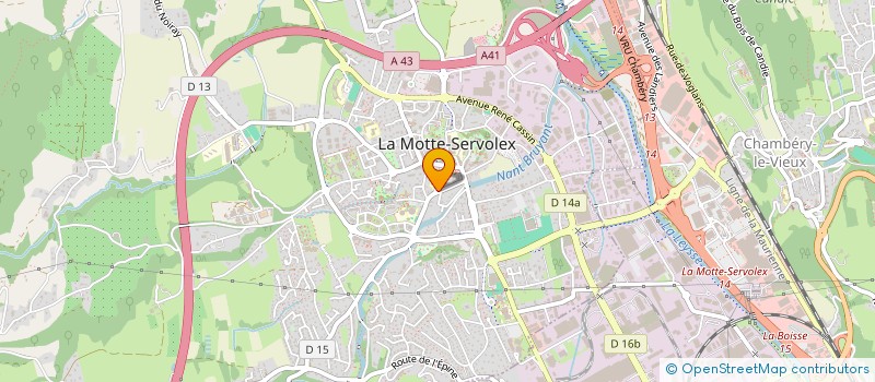 localisation de l'entreprise SOC MOTTERAINE DE DISTRIBUTION à LA MOTTE-SERVOLEX