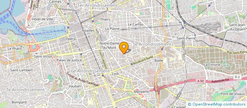 localisation de l'entreprise SOC MOUNIER à MARSEILLE