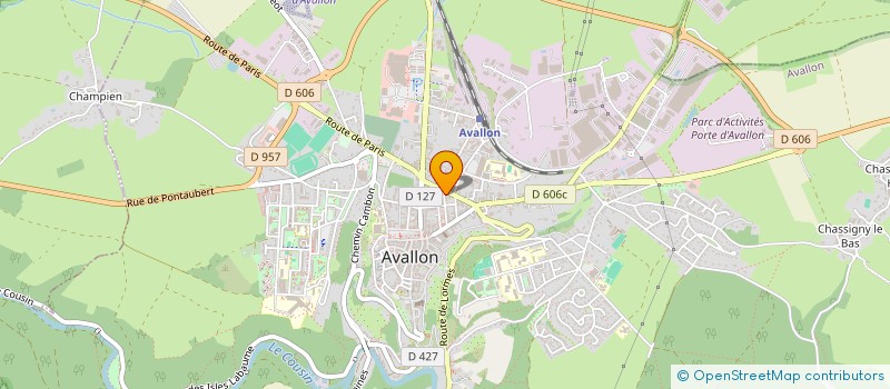 localisation de l'entreprise SOC MOYENS NOTAIRES VERMENTON AVALLON  AVALLON