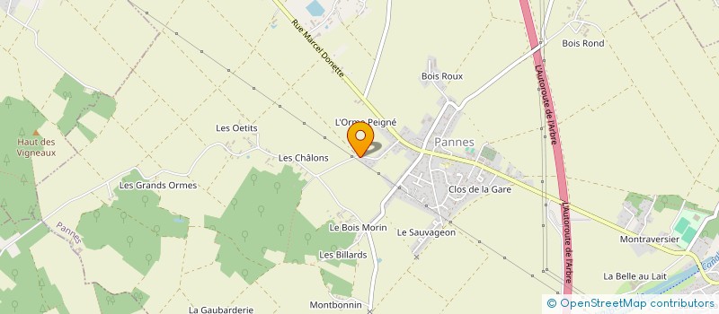 localisation de l'entreprise SOC MOZART à PANNES