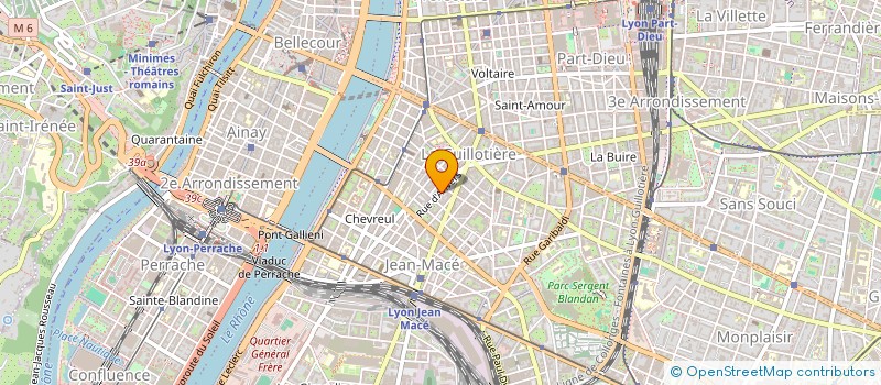 localisation de l'entreprise SOC MULTIPROF EUROP TRAV TEMPOR à LYON