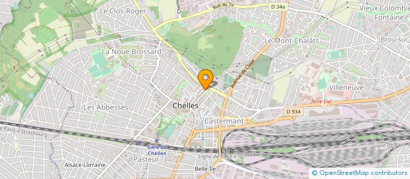 localisation de l'entreprise SOC MULTIX à CHELLES