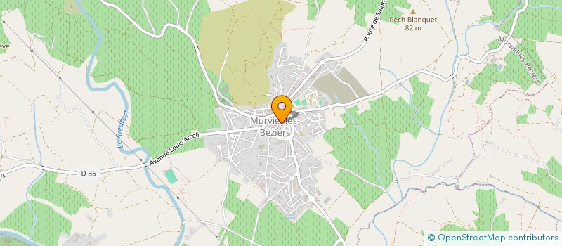 localisation de l'entreprise SOC MURVIELLOISE CONSTRUCTION INVESTISSE  MURVIEL-LES-BEZIERS