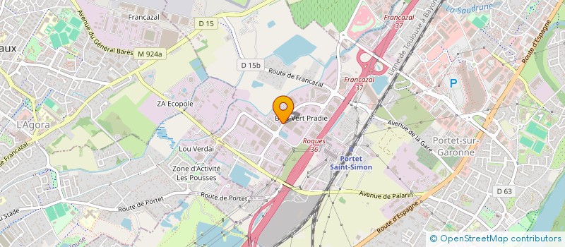 localisation de l'entreprise SOC MUT AIDE SOC.ANCIENS DUFFOUR IGON  PORTET-SUR-GARONNE