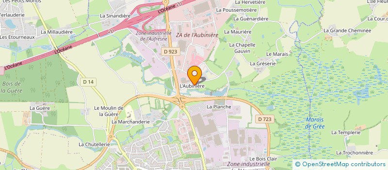 localisation de l'entreprise SOC MUT CORPORATIVE ETS MANITOU BF....  ANCENIS-SAINT-GEREON