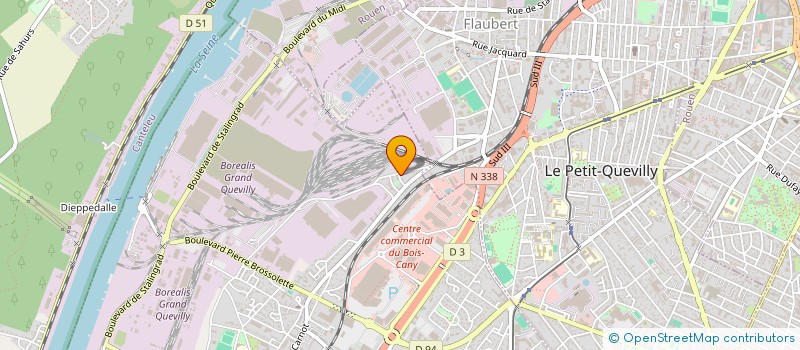 localisation de l'entreprise SOC MUT ENTRP APC GRANDE PAROISSE à LE GRAND-QUEVILLY