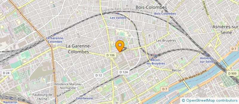 localisation de l'entreprise SOC MUT INTER PERS SOC GPE AVIVA FRANCE à BOIS-COLOMBES