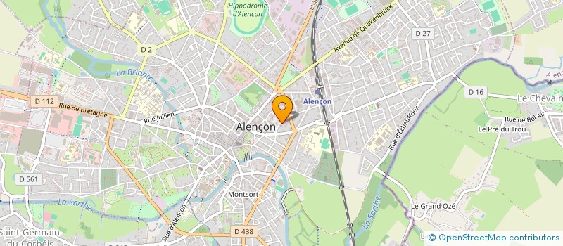 localisation de l'entreprise SOC MUT PERSON CAF ET URSSAF DE L'ORNE à ALENCON