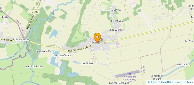 localisation de l'entreprise SOC MUTUA DES SAPEURS POMPIERS à MONTOIRE SUR LE LOIR