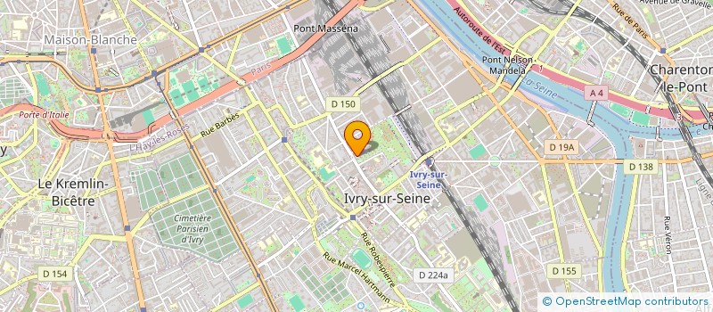 localisation de l'entreprise SOC MUTUAL INTERPROF REGION SUD EST PARI à IVRY-SUR-SEINE