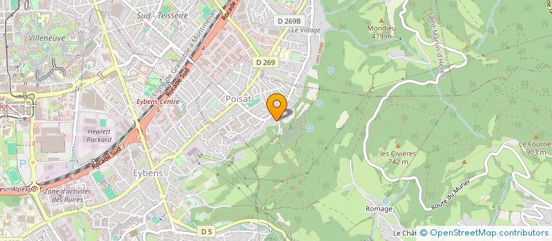 localisation de l'entreprise SOC MUTUAL RETRAITE S POMPIERS  EYBENS