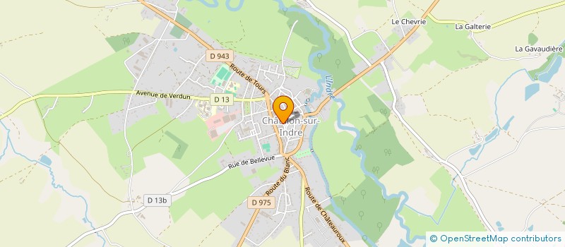 localisation de l'entreprise SOC MUTUALIST SAPEURS POMPIERS à CHATILLON-SUR-INDRE