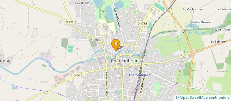 localisation de l'entreprise SOC MUTUALISTE COMMISSION ADMI  CHATEAUBRIANT