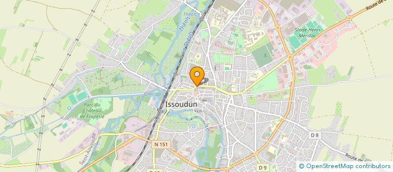 localisation de l'entreprise SOC MUTUALISTE DES OUVRIERS ET ARTISANS à ISSOUDUN
