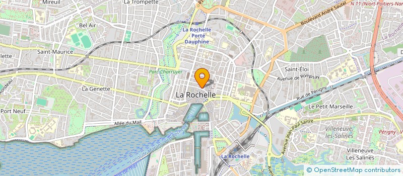 localisation de l'entreprise SOC MUTUALISTE EMPLOYES ADMINIST MUNICIP à LA ROCHELLE