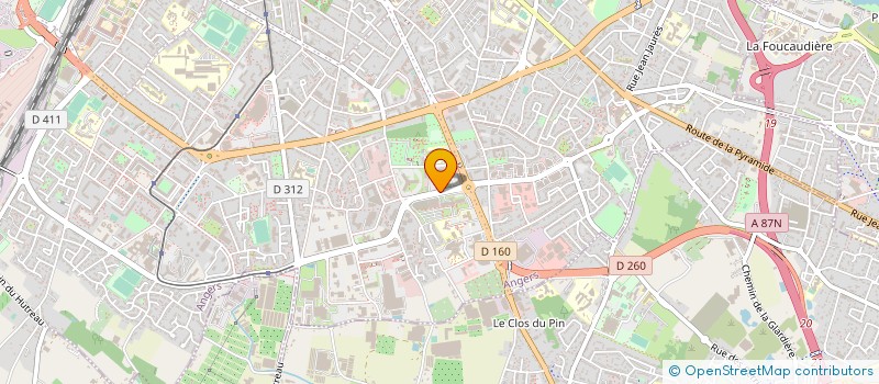 localisation de l'entreprise SOC MUTUALISTE ENTRAIDE COURRIER OUEST à ANGERS