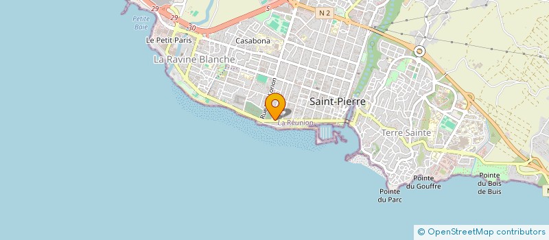 localisation de l'entreprise SOC MUTUALISTE ETUDIANTS DE LA REUNION à SAINT-PIERRE