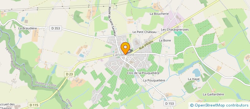 localisation de l'entreprise SOC MUTUALISTE LA FRATERNELLE à OREE-D'ANJOU