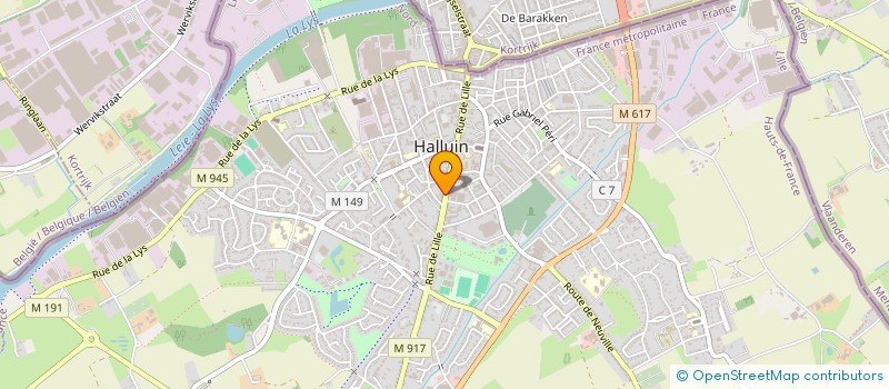 localisation de l'entreprise SOC MUTUALISTE LA PREVOYANCE à HALLUIN
