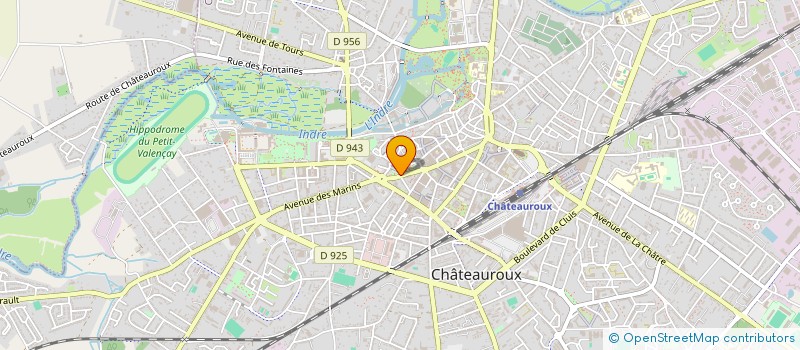 localisation de l'entreprise SOC MUTUALISTE MEDECINS INDRE à CHATEAUROUX