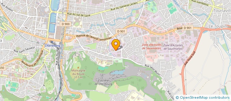 localisation de l'entreprise SOC MUTUELLE ABATTAGE DU NORD COTENTIN  CHERBOURG-EN-COTENTIN