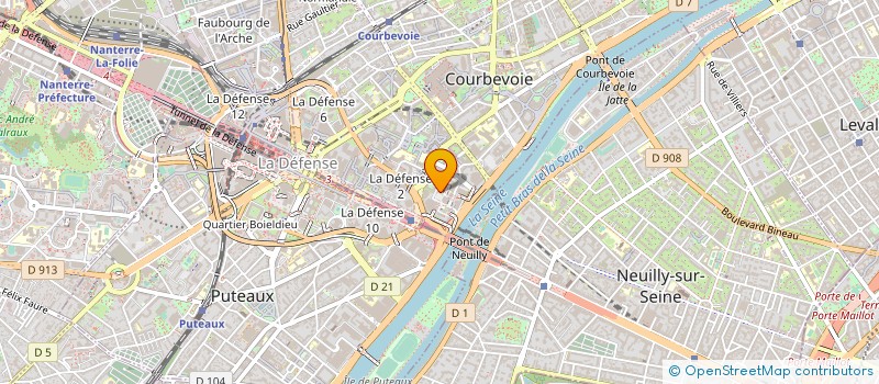 localisation de l'entreprise SOC MUTUELLE ASSURANCE ENSEI SUPERIEUR  COURBEVOIE