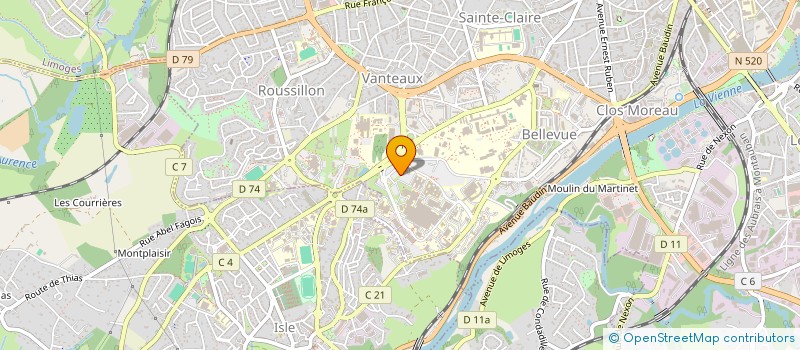 localisation de l'entreprise SOC MYCOLOGIQUE DU LIMOUSIN à LIMOGES