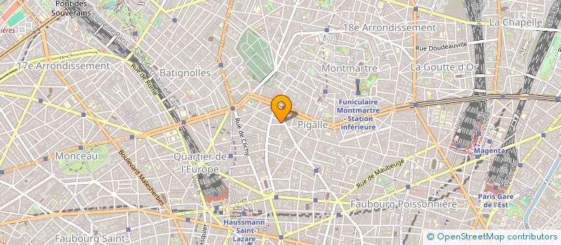 localisation de l'entreprise SOC N K B à PARIS