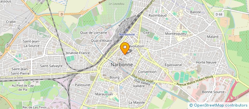 localisation de l'entreprise SOC NARBONNAISE ELECT GENERALE à NARBONNE