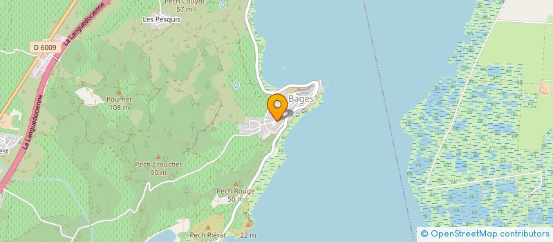 localisation de l'entreprise SOC NARBONNAISE PROTECTION ANIMAUX  BAGES