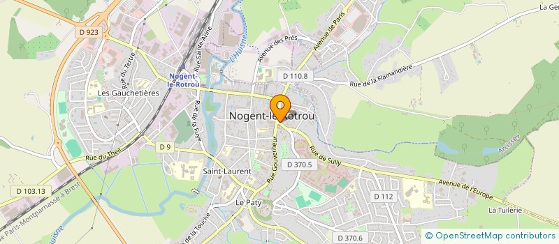 localisation de l'entreprise SOC NATION MEDAILLES MILITAIRE à NOGENT-LE-ROTROU