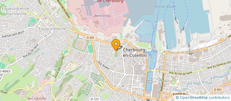 localisation de l'entreprise SOC NATION SCIENCES NATUR MATH à CHERBOURG-EN-COTENTIN