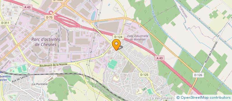 localisation de l'entreprise SOC NATIONALE INCENDIE  LA VERPILLIERE