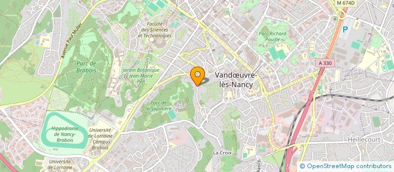localisation de l'entreprise SOC NATIONALE TRANSACTIONS IMMOBILIERES  VANDUVRE-LES-NANCY