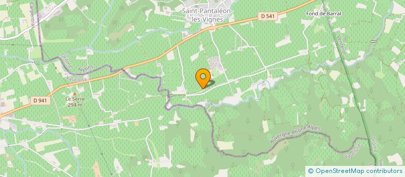 localisation de l'entreprise SOC NATIONALE TRANSPORTS ET LOCATIONS  SAINT-PANTALEON-LES-VIGNES