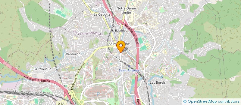 localisation de l'entreprise SOC NATIONALE TRANSPORTS TRAINAR à MARSEILLE