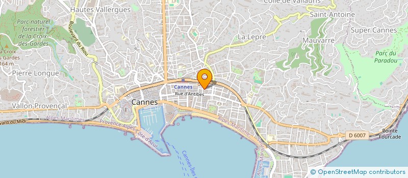 localisation de l'entreprise SOC NBP à CANNES