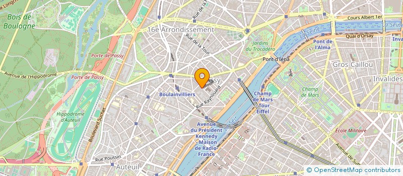 localisation de l'entreprise SOC NEGOCE COURTAGE BATIMENT  PARIS